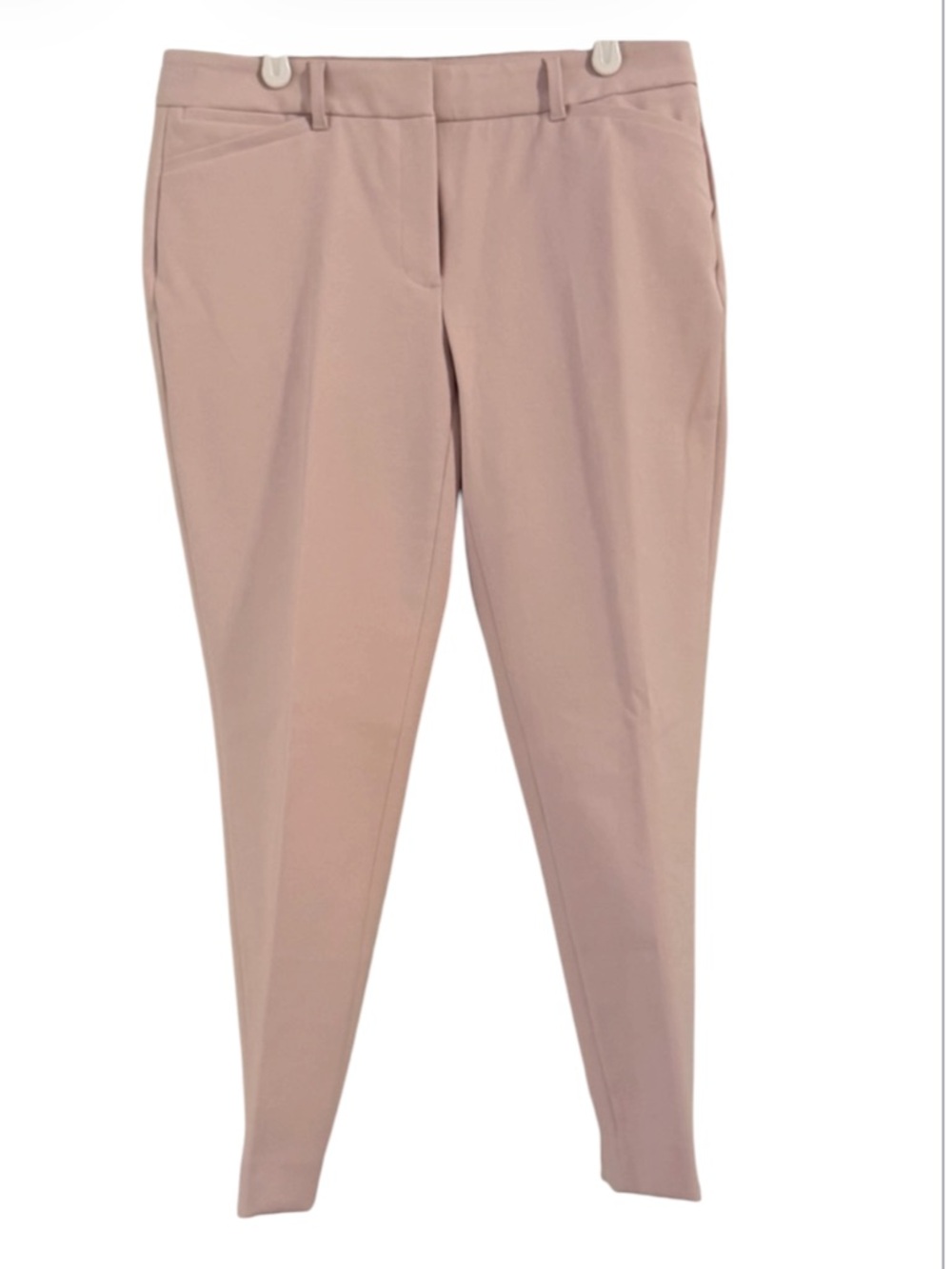 White House Black Market Cotton Blend Slim Ankle Pants Pink Trousers 8P Petite